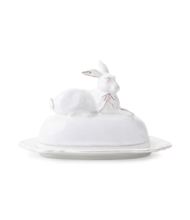 JULISKA Clever Creatures Bunny Butter Dish