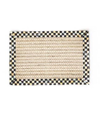MACKENZIE CHILDS Courtly Check Cable Wool Sisal 2' x 3' Rug