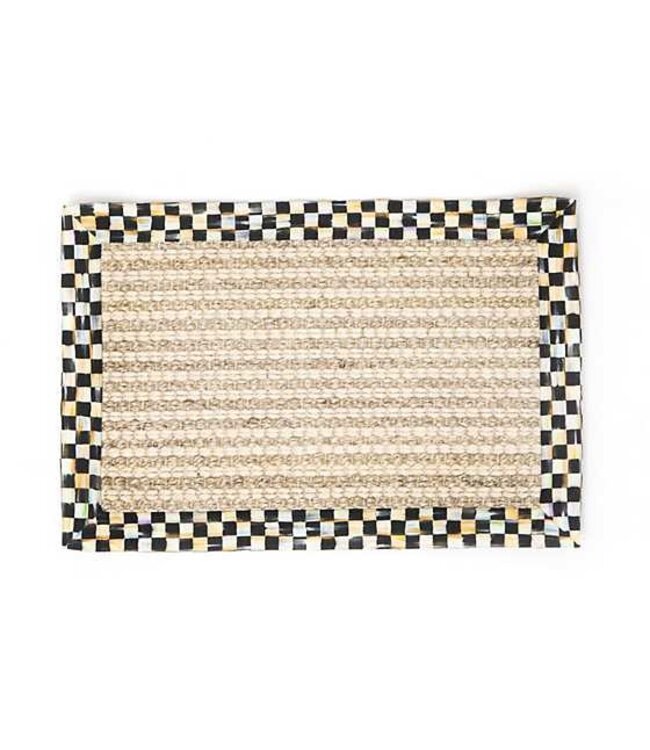 MACKENZIE CHILDS Courtly Check Cable Wool Sisal 2' x 3' Rug