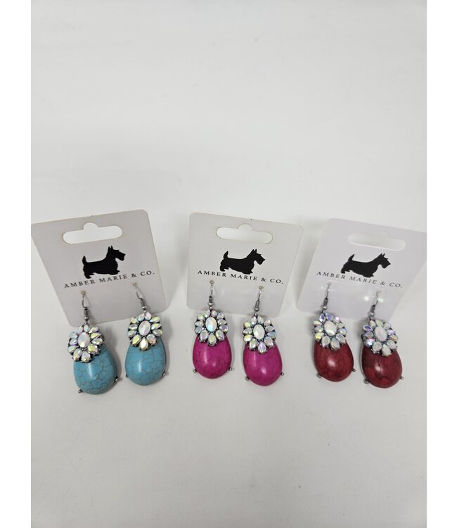 Rhinestone Teardrop