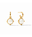 JULIE VOS Honeybee Hoop & Charm Earring