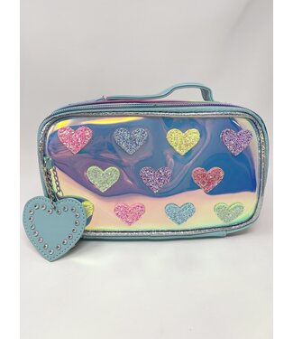 Colorful Hearts  - Makeup Bag