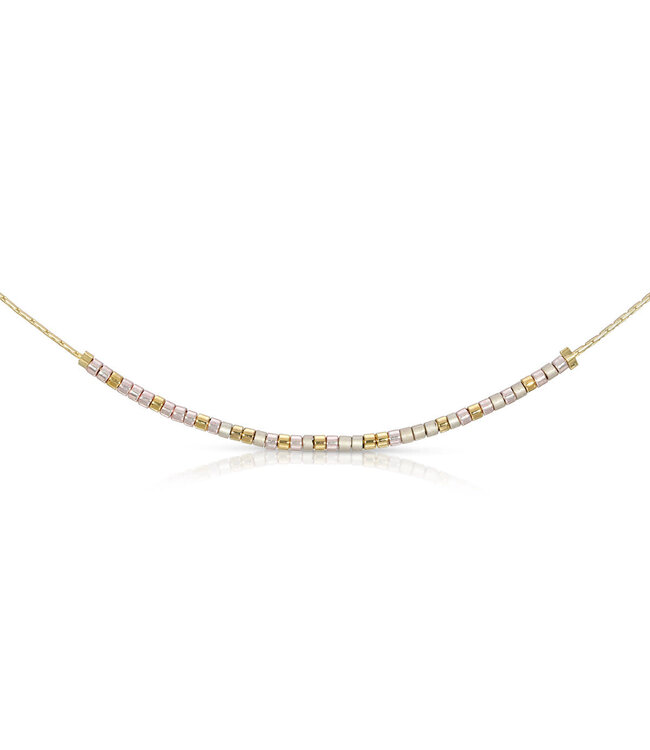 DOT & DASH Moon and Back Necklace