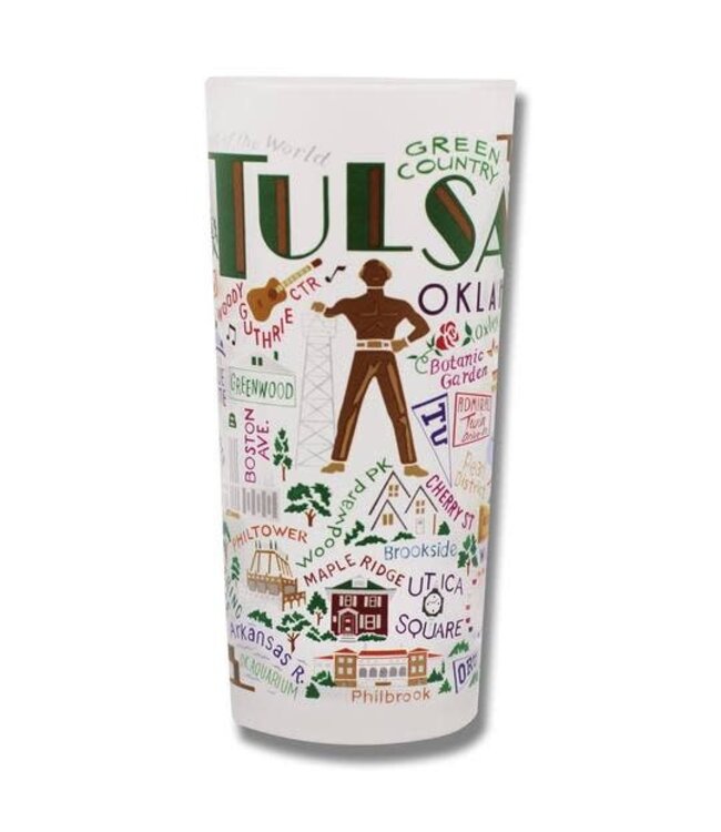 Tulsa Drinking Glass