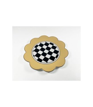 MACKENZIE CHILDS Butterfly Toile Dinner Plate - Buttercream