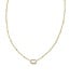 KENDRA SCOTT Mini Elisa Satellite Short Pendant Gold Necklace