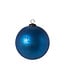 Antique Matte Blue Glass Ball Ornament
