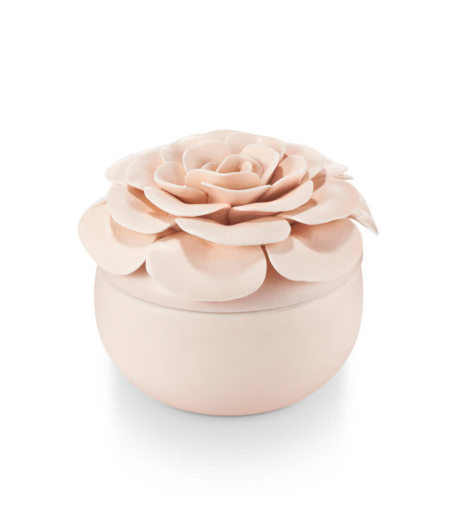 Ceramic Flower Candle
