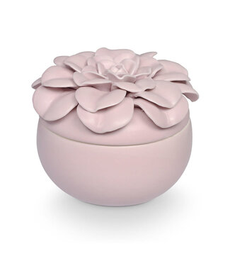 Lavender La La Ceramic Flower Candle