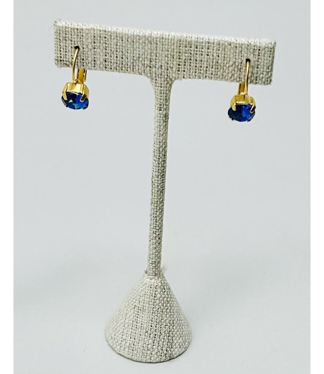 JERE BIJOUX Jere Cushion Cut Posts Earrings