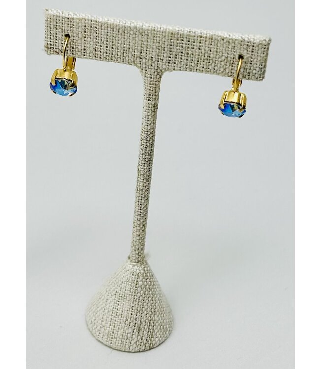 JERE BIJOUX Jere Cushion Cut Posts Earrings