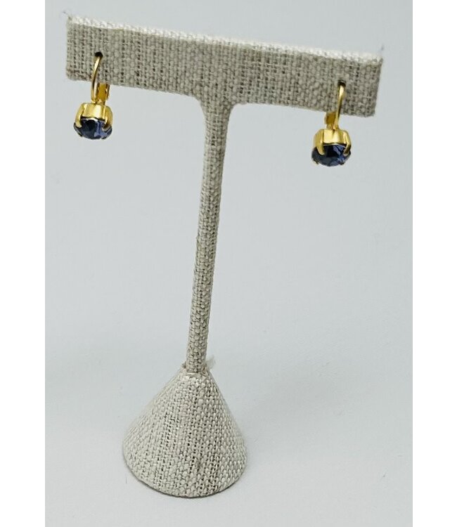 JERE BIJOUX Jere Cushion Cut Posts Earrings