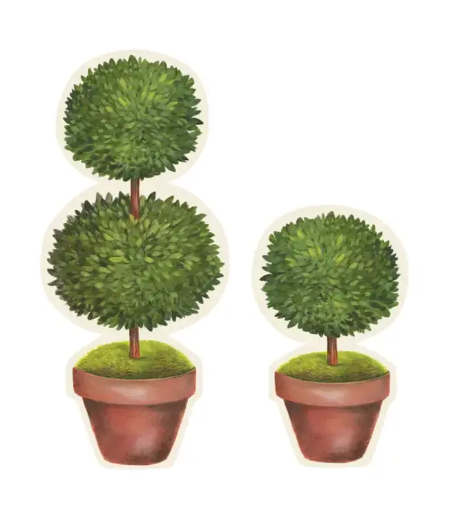 HESTER & COOK Die-cut Topiary Pair Placemat
