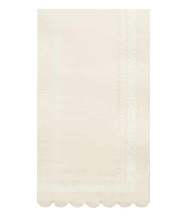 Guest Towel Scalloped Edge