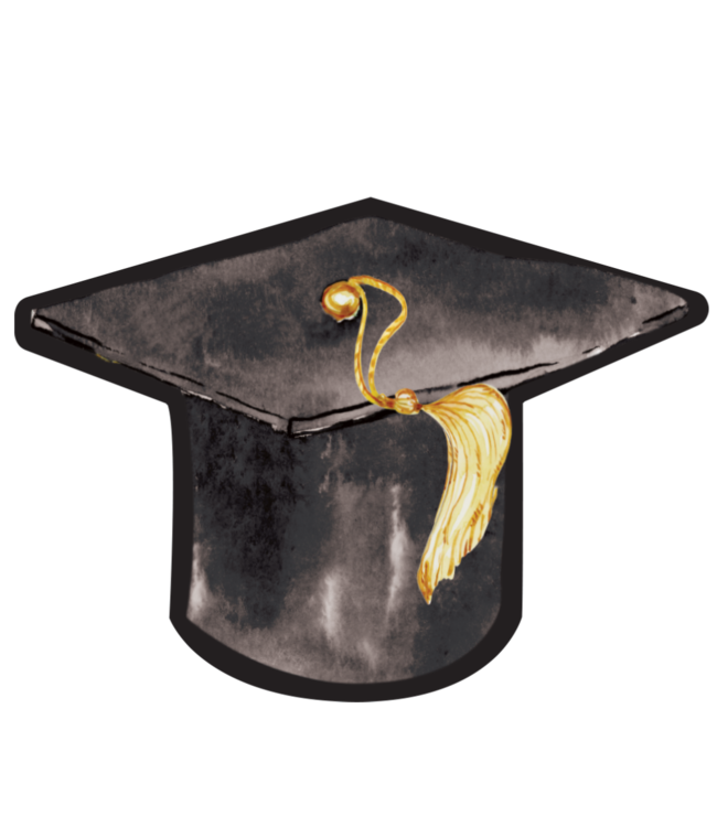 Die-Cut Paper Graduation Plate