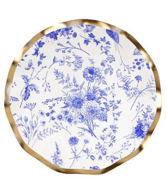 Timeless Wavy Paper Salad Plate