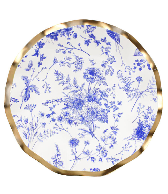 Timeless Wavy Paper Salad Plate