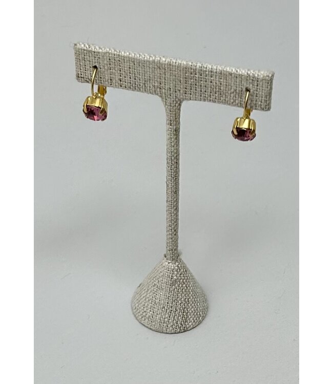 JERE BIJOUX Jere Cushion Cut Posts Earrings