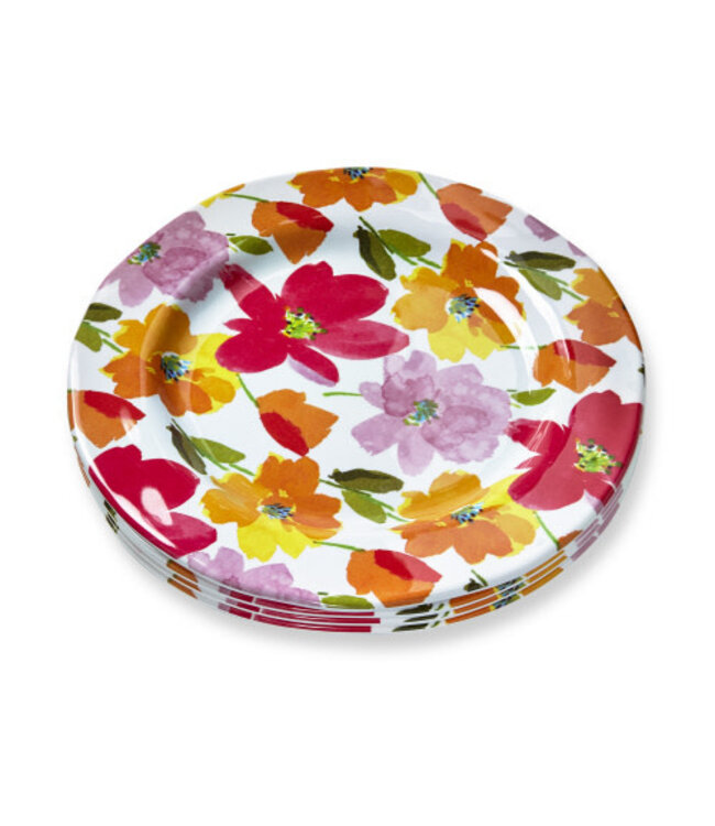 Springtime Floral Melamine Salad Plate - Sold as Set