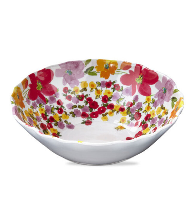 Springtime Floral Melamine Serving Bowl