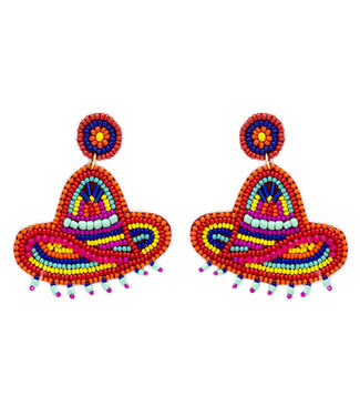 BEADED CINCO DE MAYO EARRINGS