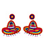 BEADED CINCO DE MAYO EARRINGS