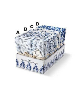 Cottage Block Dishtowel - Sold Individually