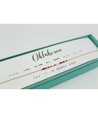 DOT & DASH Oklahoma Necklace