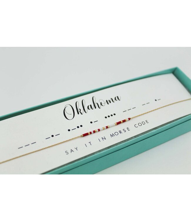 DOT & DASH Oklahoma Necklace
