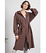 Sophie Crinkle Woven Long Hoodie Jacket