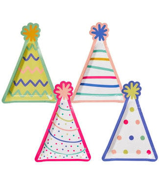 Die-Cut Salad Plate Birthday Candles -SET