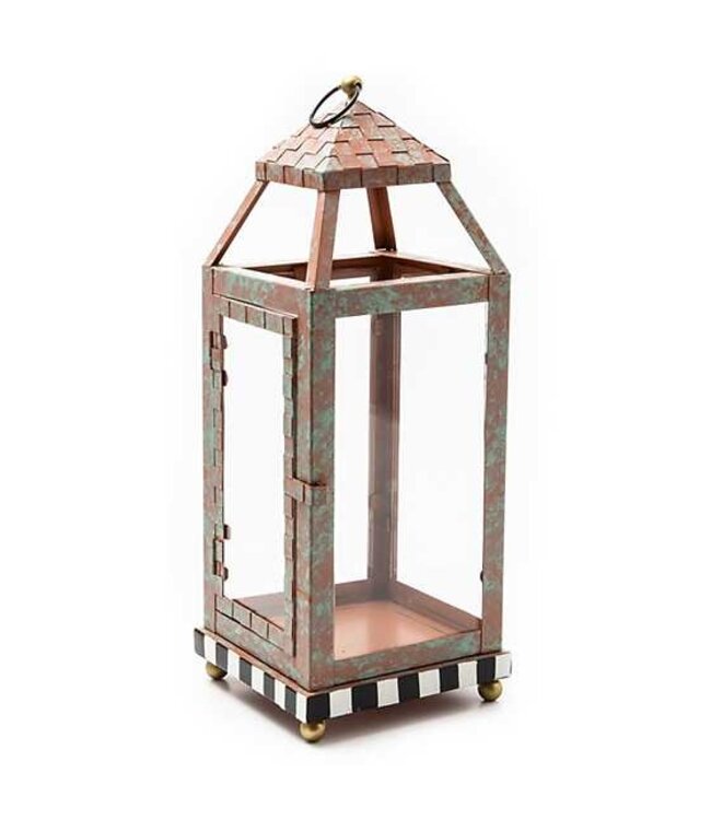 MACKENZIE CHILDS Check It Out Lantern Small