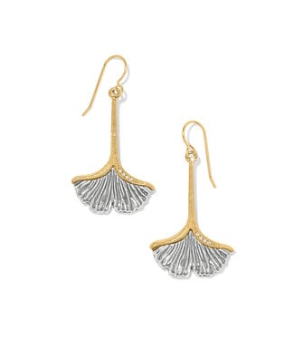 BRIGHTON Everbloom Ginkgo French Wire Earrings