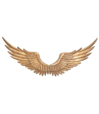 Angel Wall Deco Gold Antique
