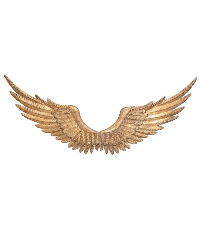 Angel Wall Deco Gold Antique
