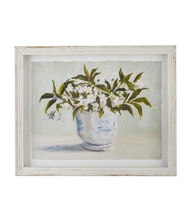 18" Cherry Blossoms Shadowbox Framed Print