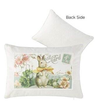 20" Storybook Easter Postcard Pillow