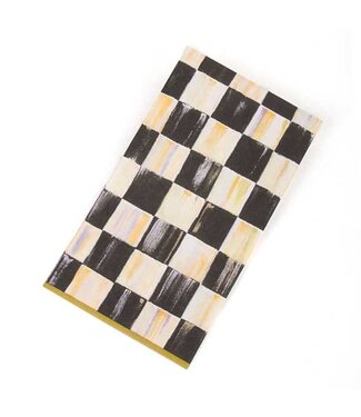 MACKENZIE CHILDS Courtly Check Paper Napkins -  Guest - Gold