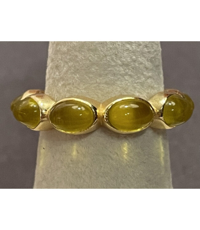 Continuous Gemstone Ring