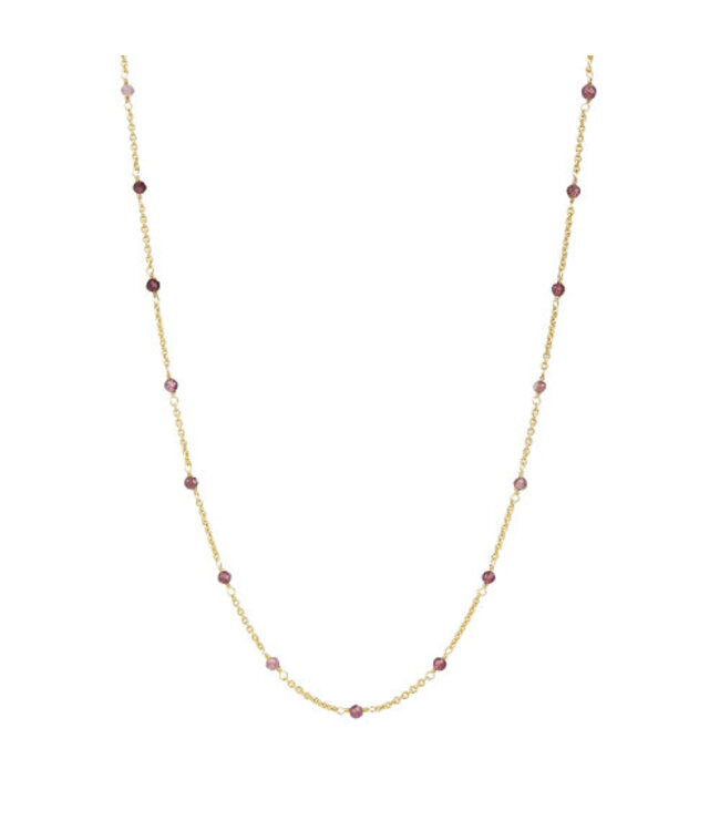 Tourmaline Small Beaded Necklace
