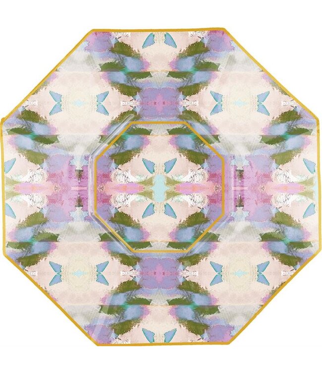 5" Octagonal Decoupage Glass Plate