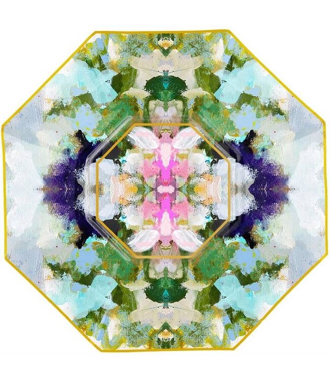 5" Octagonal Decoupage Glass Plate