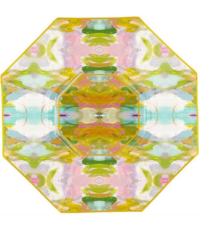 5" Octagonal Decoupage Glass Plate