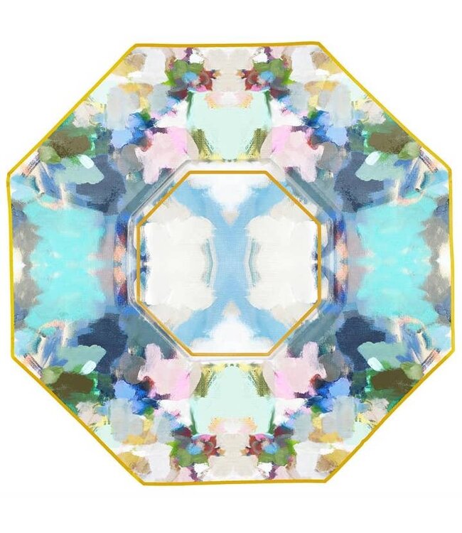 5" Octagonal Decoupage Glass Plate