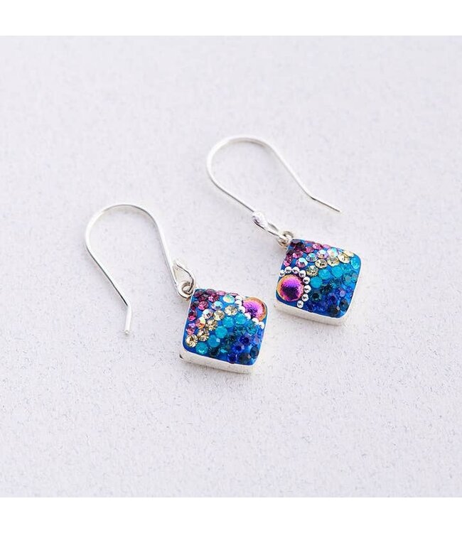 MOSAICO JEWELRY Diamond Shaped Drop Earrings