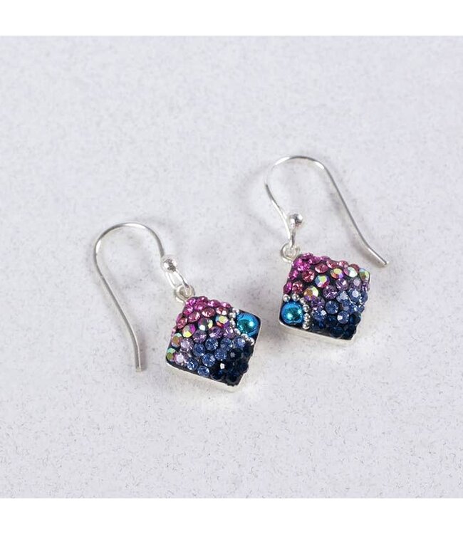 MOSAICO JEWELRY Diamond Shaped Drop Earrings