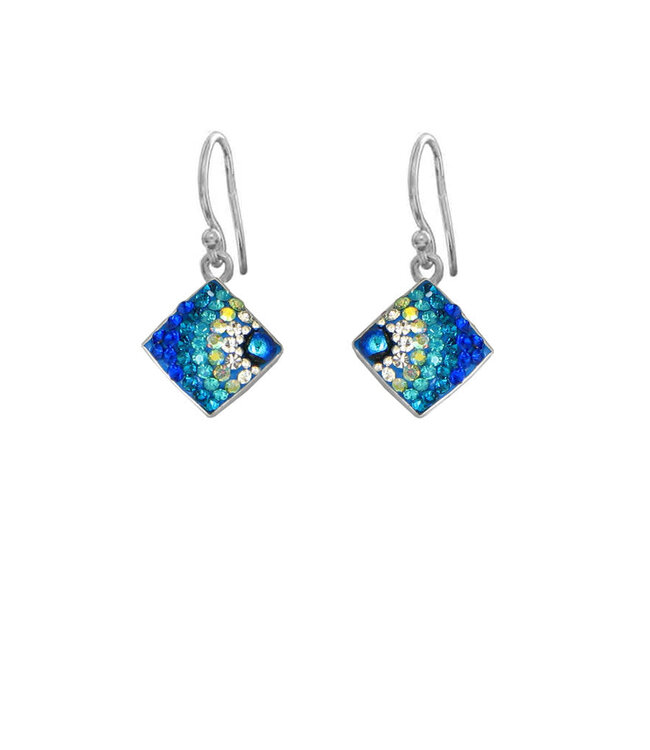 MOSAICO JEWELRY Diamond Shaped Drop Earrings