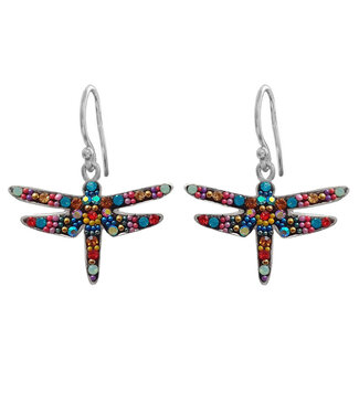 MOSAICO JEWELRY Dragonfly Drop Earrings