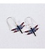 MOSAICO JEWELRY Dragonfly Drop Earrings