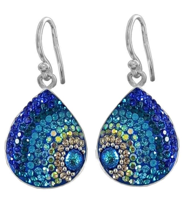 MOSAICO JEWELRY Teardrop Mosaic Earrings